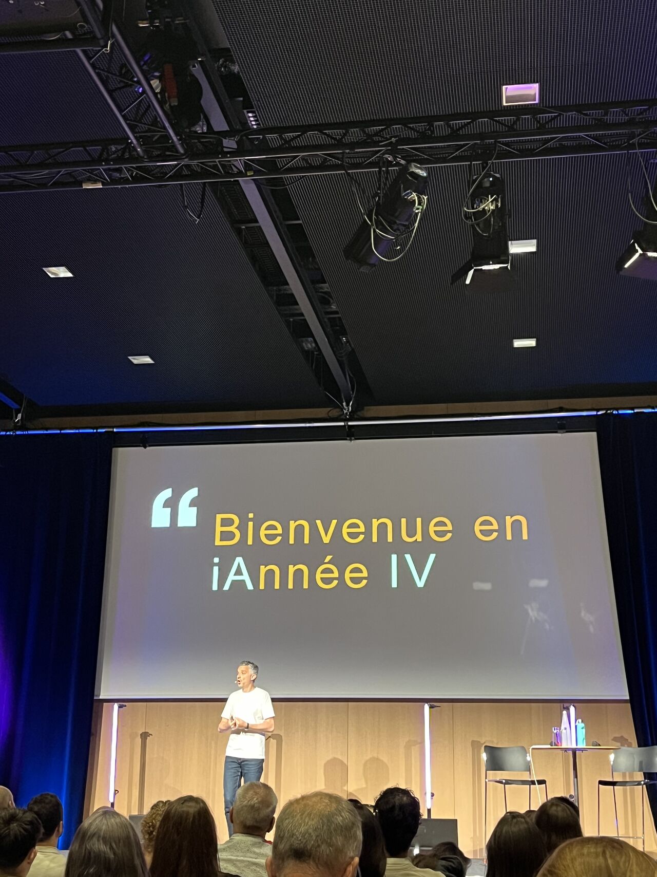 Conference d’ouverture de l’Intelligence Marketing Day 2026, slogan Bienvenue en iAnnee IV