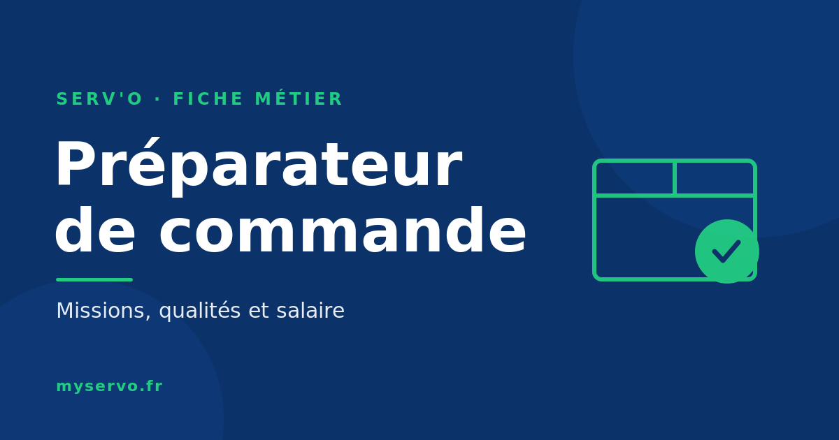 Préparateur de commande : missions, qualités et salaire